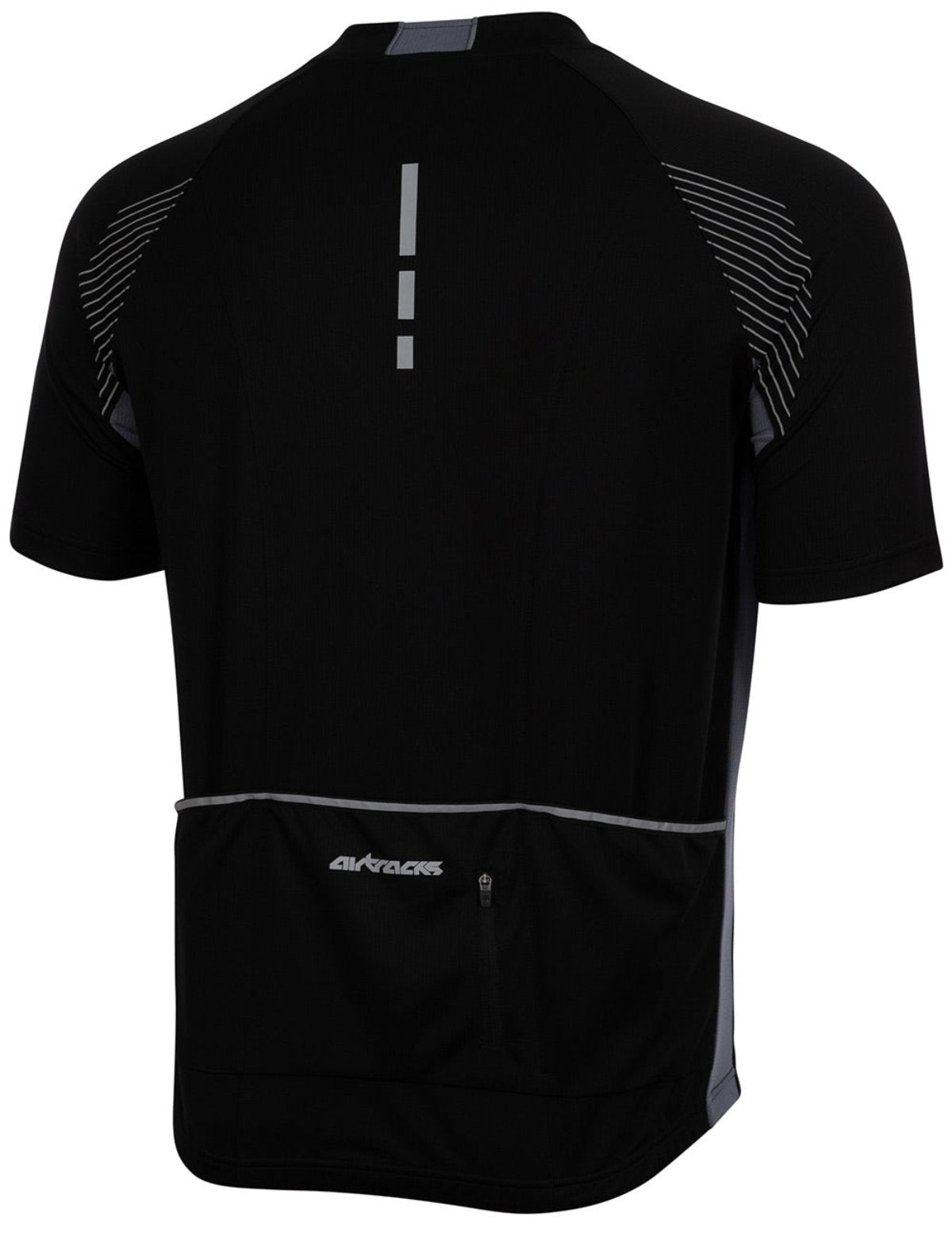 airtracks-team-ii-maillot-v-lo-homme-noir-gris-respirant image 3
