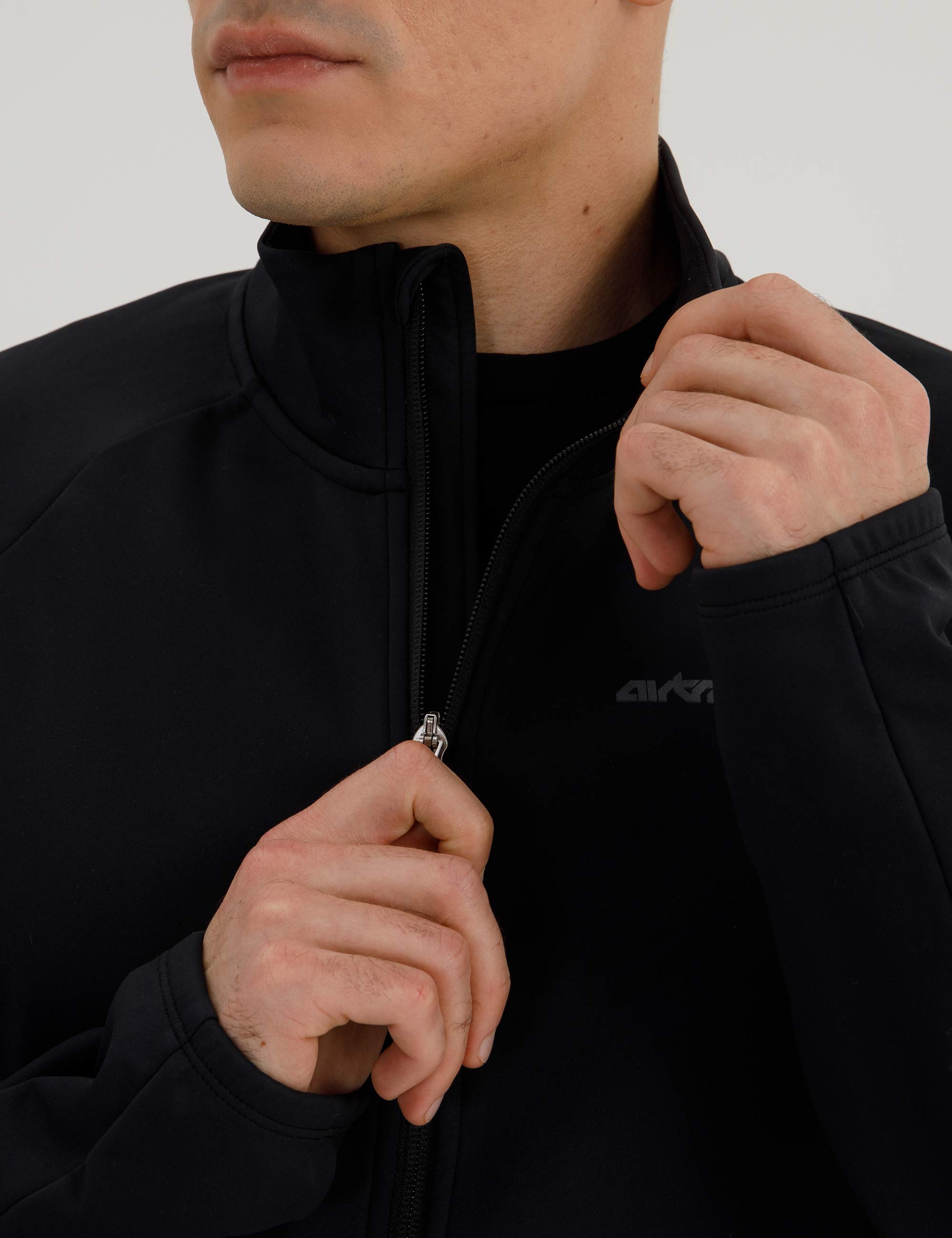 airtracks-v-lo-veste-hiver-softshell-thermique-noir-coupe-vent image 4