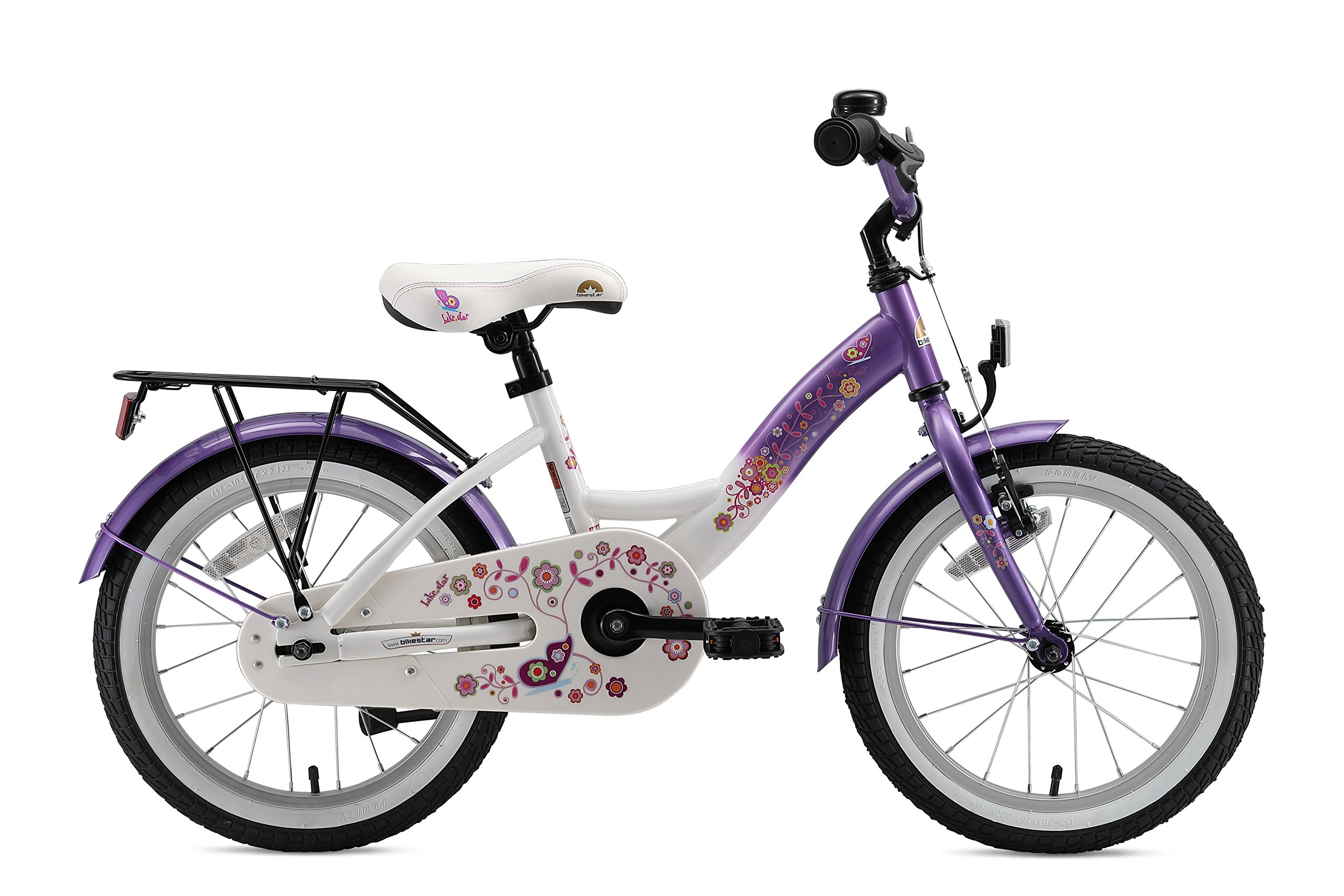 bikestar-classique-16-pouces-v-lo-enfant-violet-4-5-ans image 2