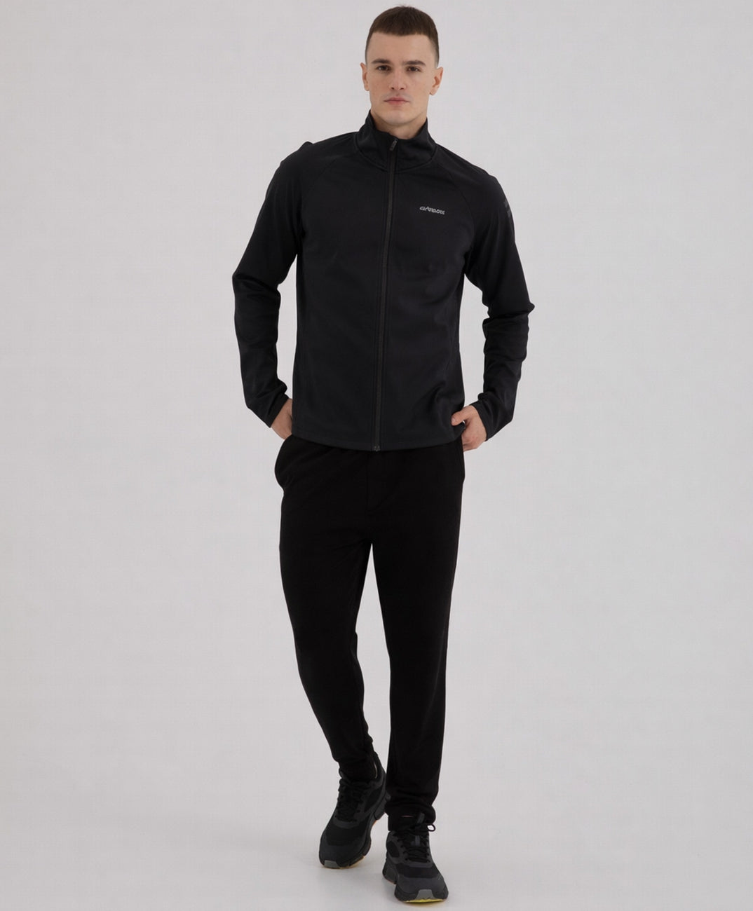 airtracks-v-lo-veste-hiver-softshell-thermique-noir-coupe-vent image 2