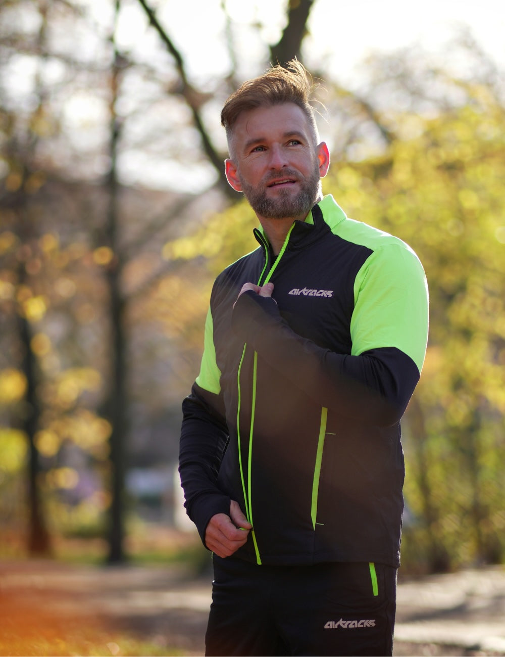 airtracks-pro-line-ensemble-running-homme-hiver-noir-n-on-2-pcs image 1