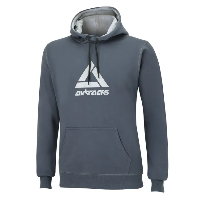 airtracks-sweat-capuche-homme-gris-fonc-coton-taille-l image 1