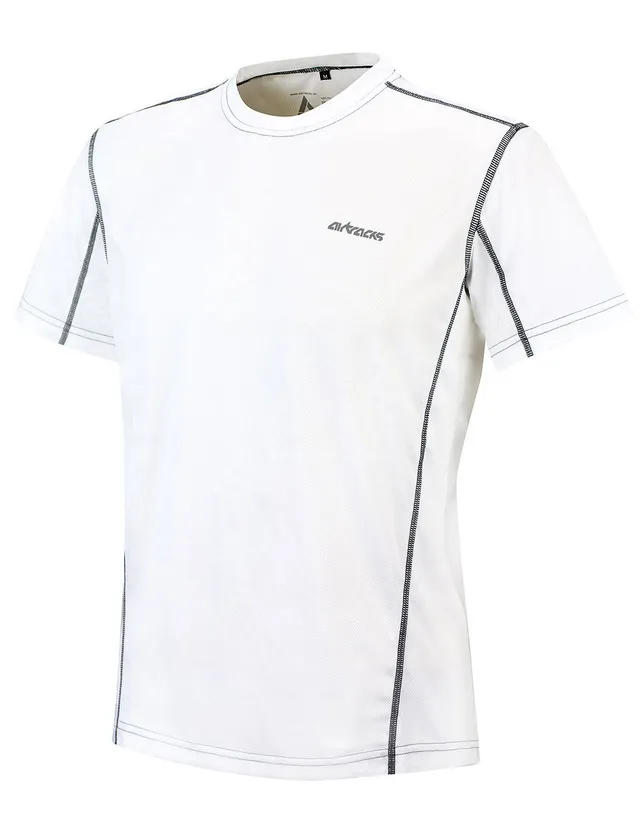 airtracks-pro-air-t-shirt-running-blanc-manches-courtes image 1