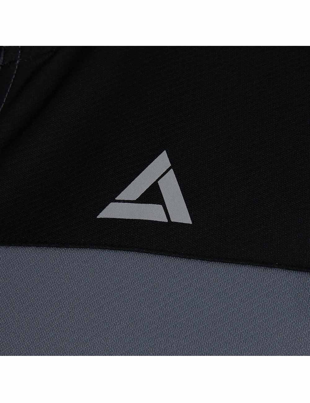 airtracks-v-tements-de-v-lo-maillot-gris-noir-manches-courtes image 4