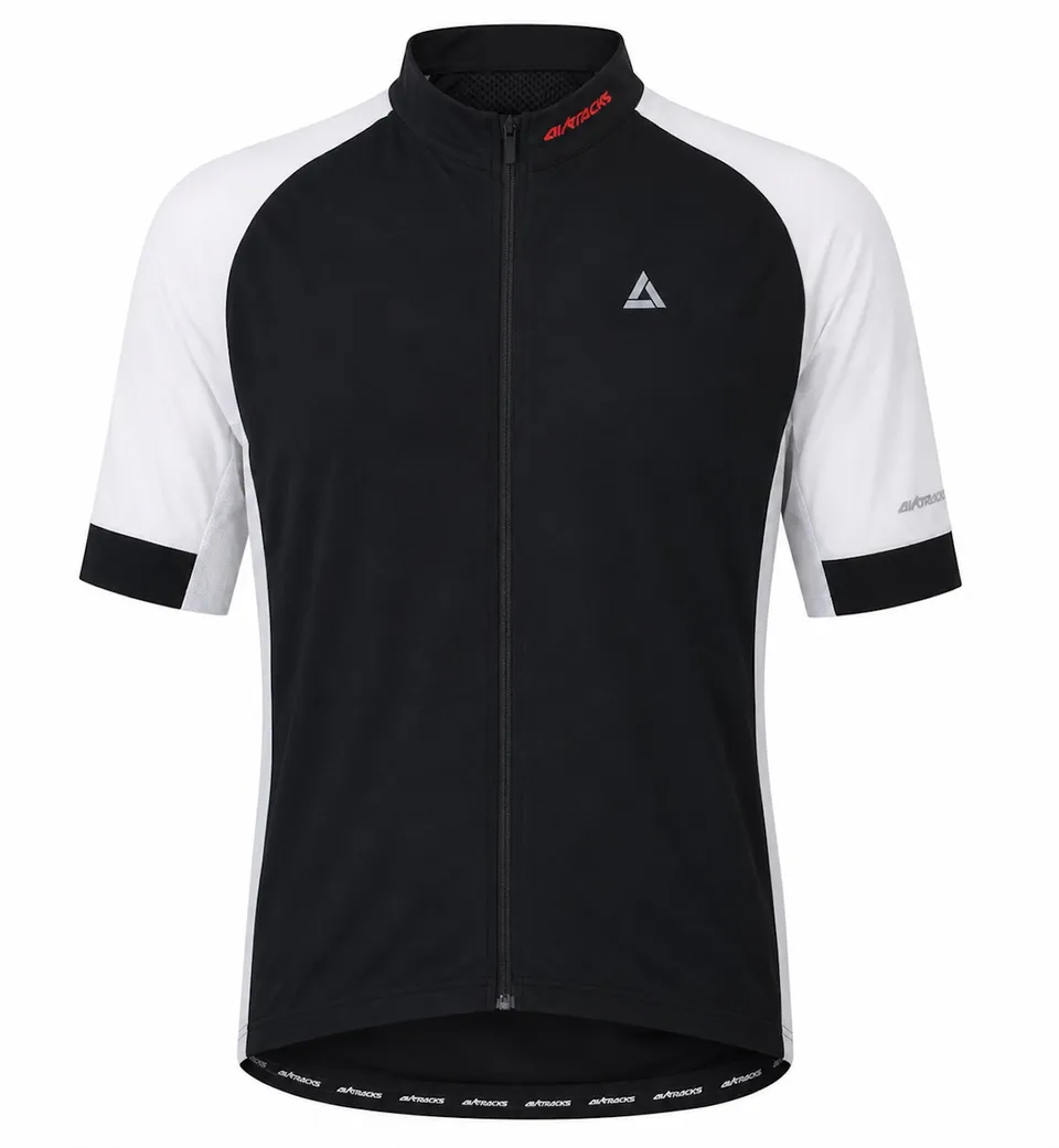 airtracks-pro-line-maillot-v-lo-homme-noir-blanc-s image 1