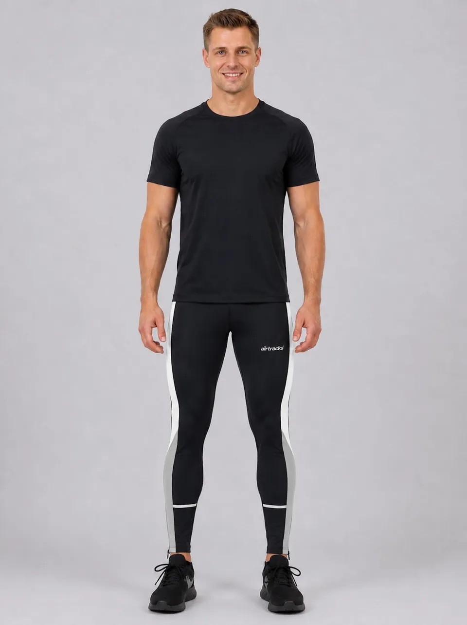 airtracks-v-tements-de-course-pantalon-tight-noir-collant-homme image 1