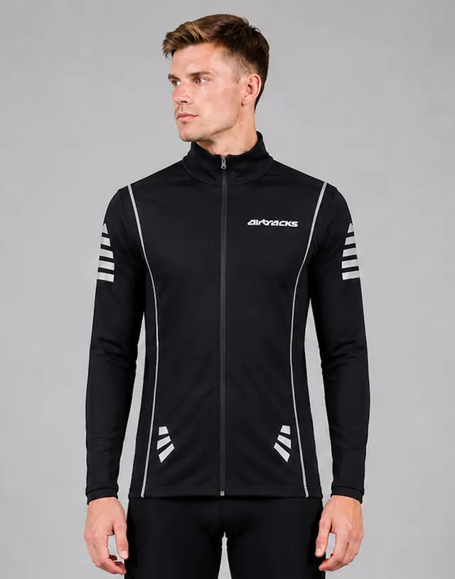 airtracks-pro-maillot-v-lo-hiver-homme-manches-longues-noir image 1
