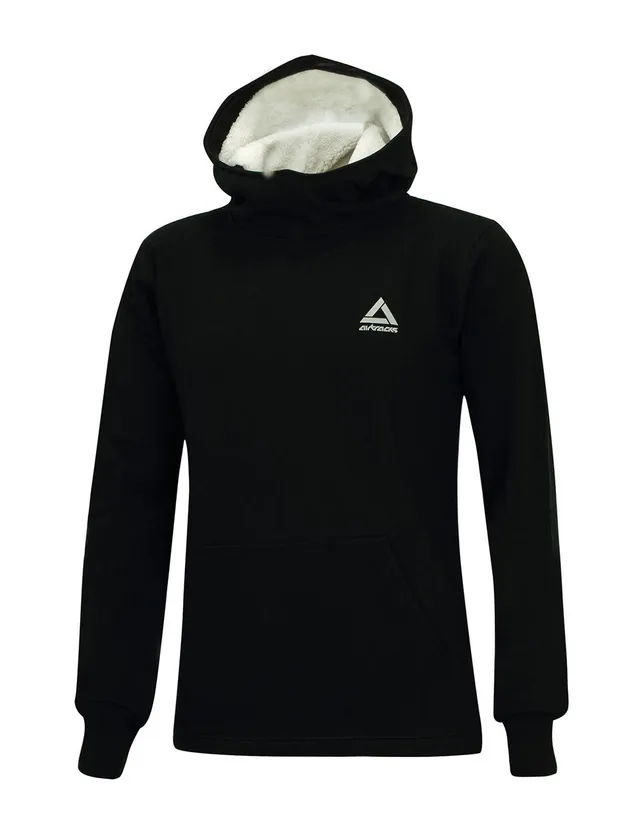 airtracks-comfort-line-sweat-capuche-noir-homme-l-polaire-320g image 1