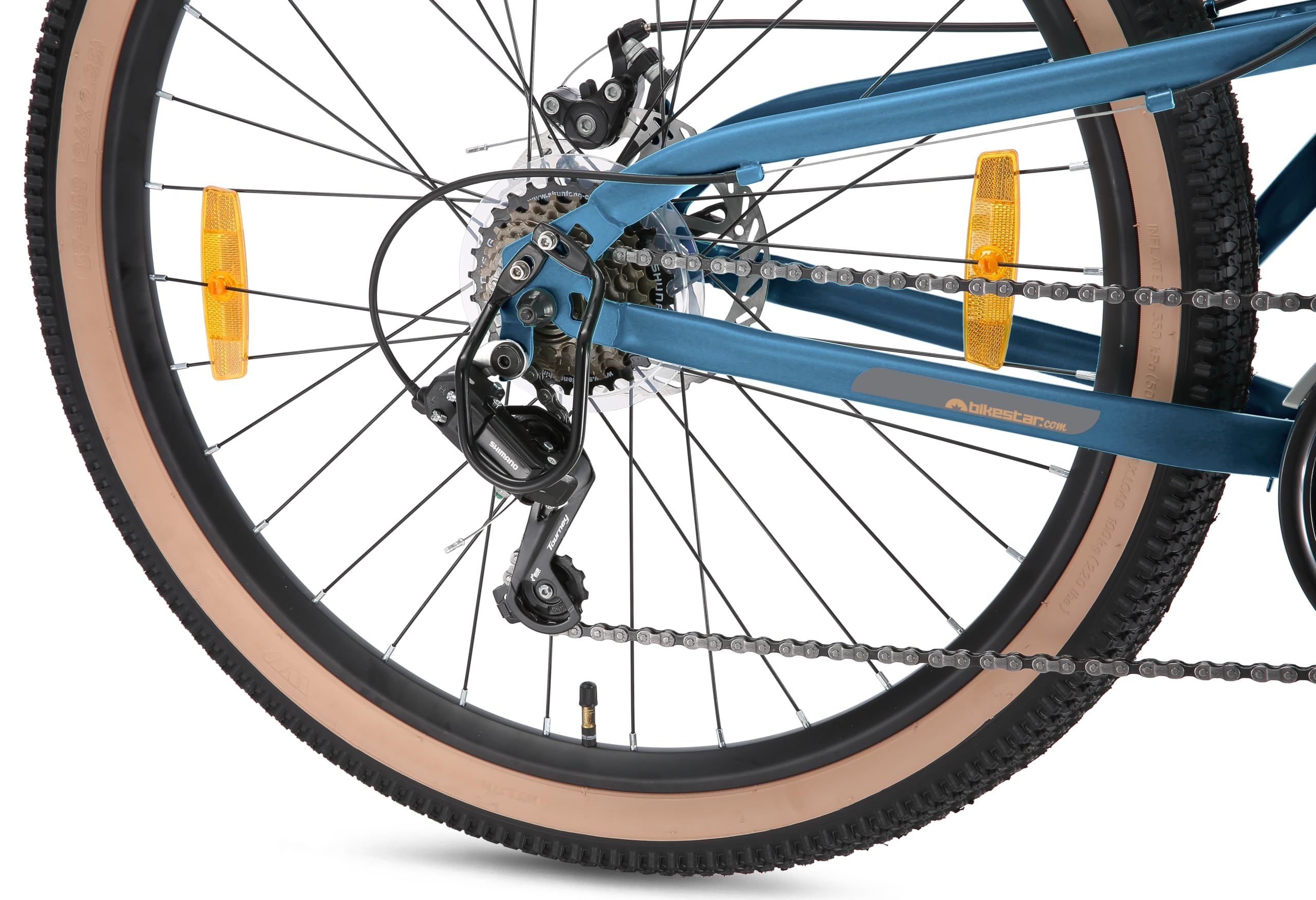 bikestar-vtt-26-pouces-tout-suspendu-bleu-21-vitesses image 5
