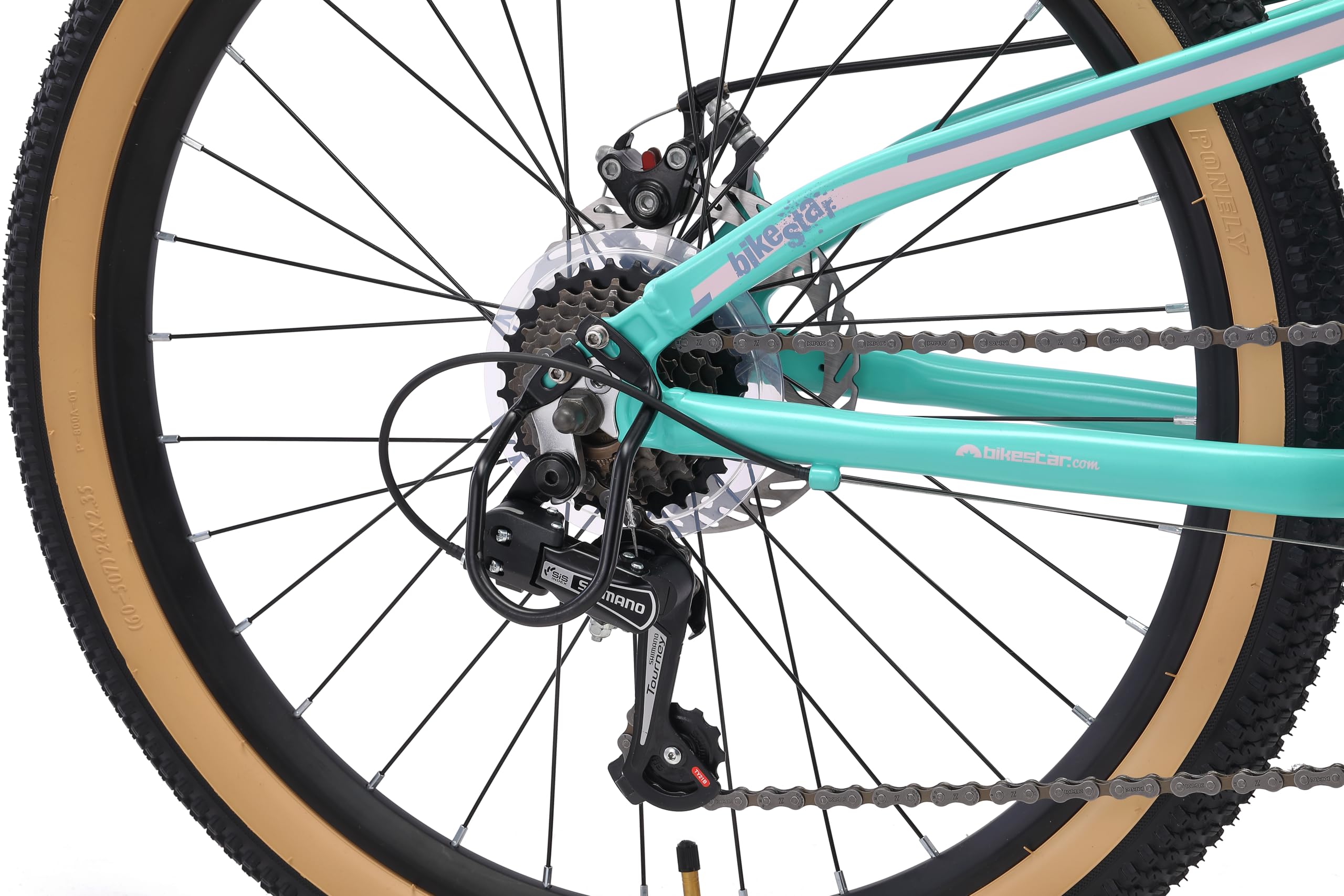 bikestar-vtt-enfant-24-pouces-21-vitesses-turquoise-10-13-ans image 5