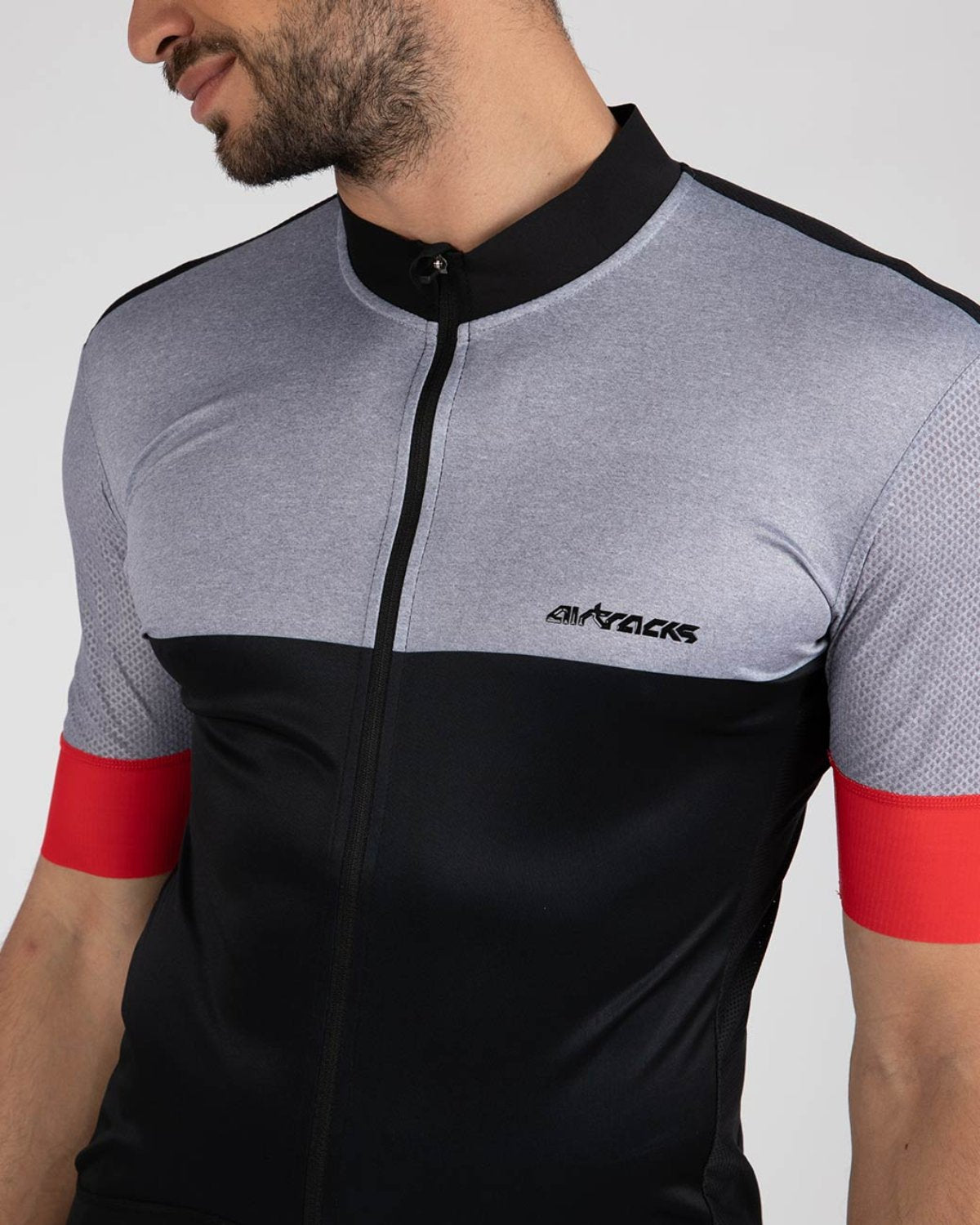 airtracks-team-line-iii-maillot-v-lo-homme-noir-gris-taille-l image 4