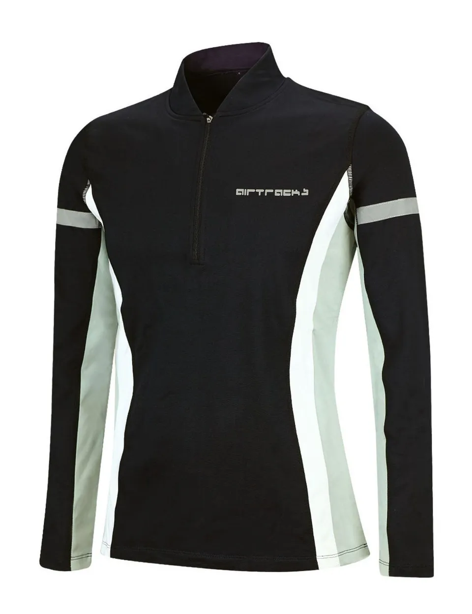 airtracks-t-shirt-running-thermique-noir-manches-longues image 1