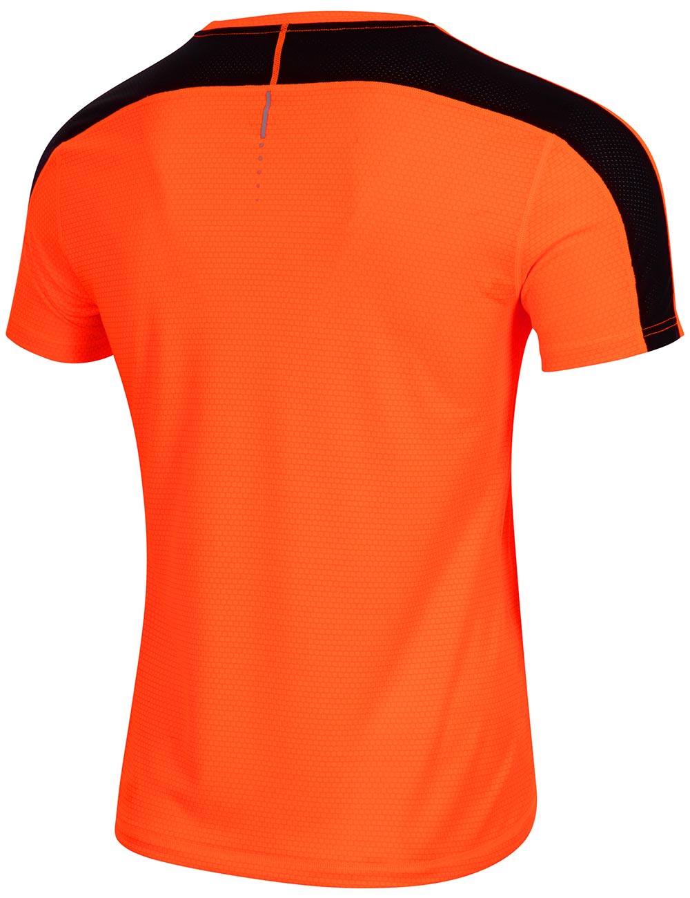 airtracks-pro-line-t-shirt-running-orange-noir-manches-courtes image 2
