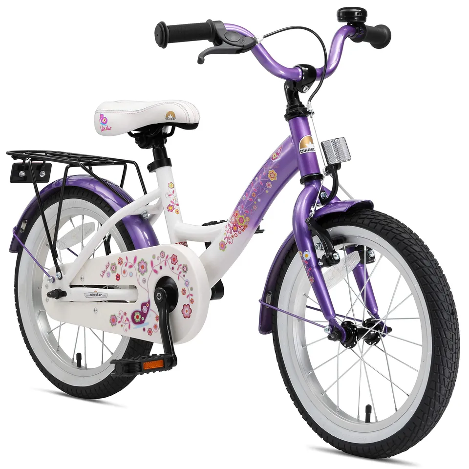 bikestar-classique-16-pouces-v-lo-enfant-violet-4-5-ans image 1