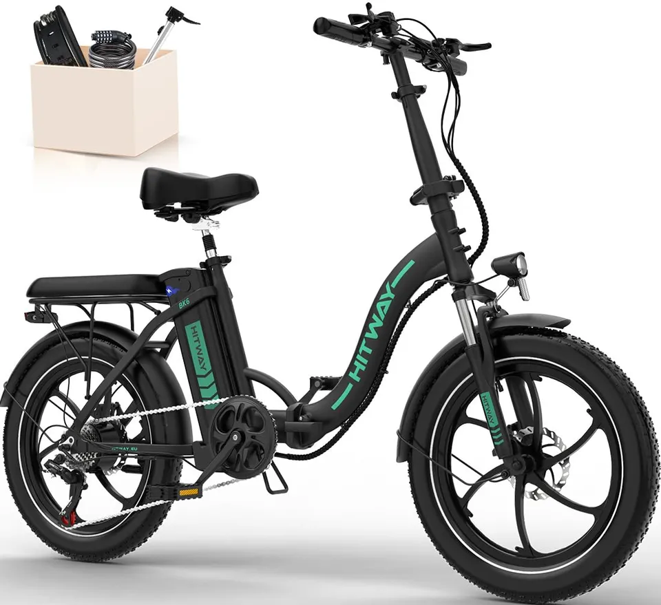 hitway-electric-bikes-v-lo-lectrique-pliant-20-pouces-12ah image 1