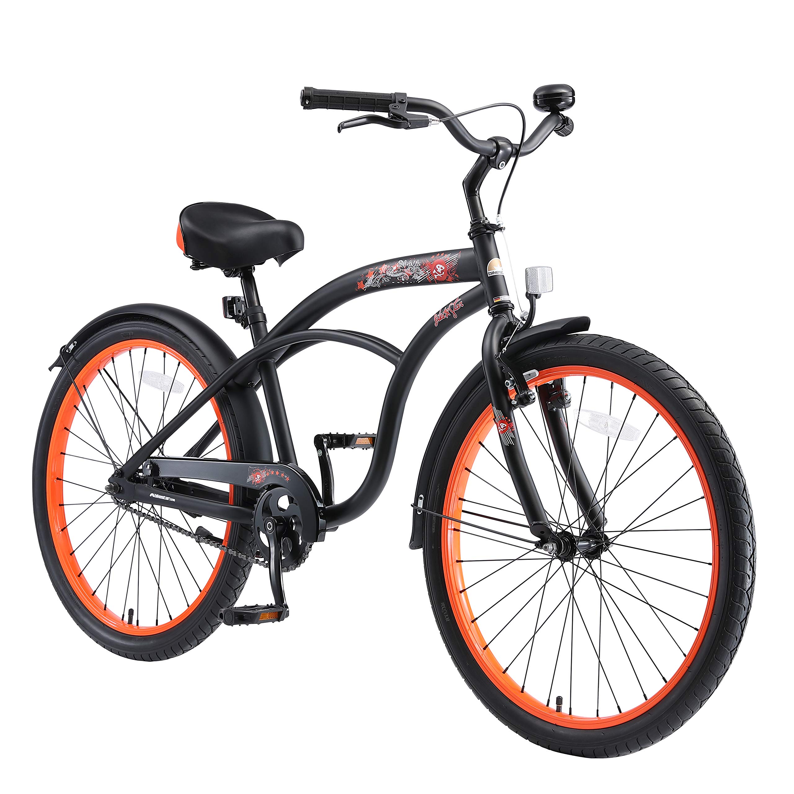 bikestar-cruiser-v-lo-enfant-24-pouces-noir-10-13-ans image 1