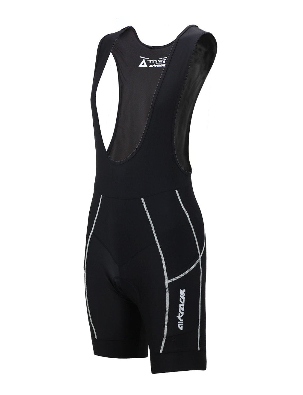 airtracks-court-pro-cuissard-bretelles-v-lo-gris-noir-homme image 1
