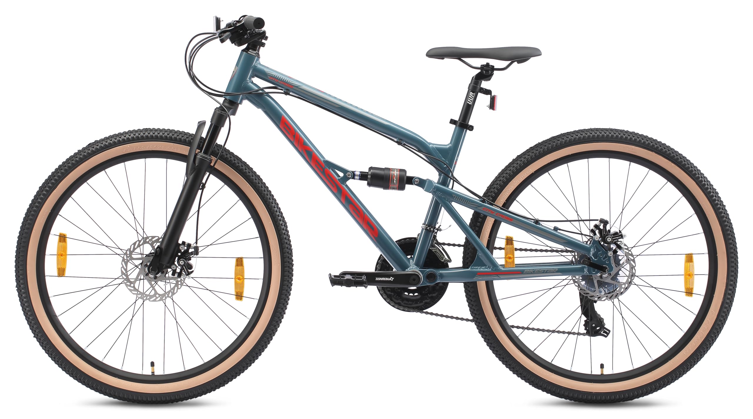 bikestar-vtt-alu-29-pouces-vert-21-vitesses-tout-suspendu image 3