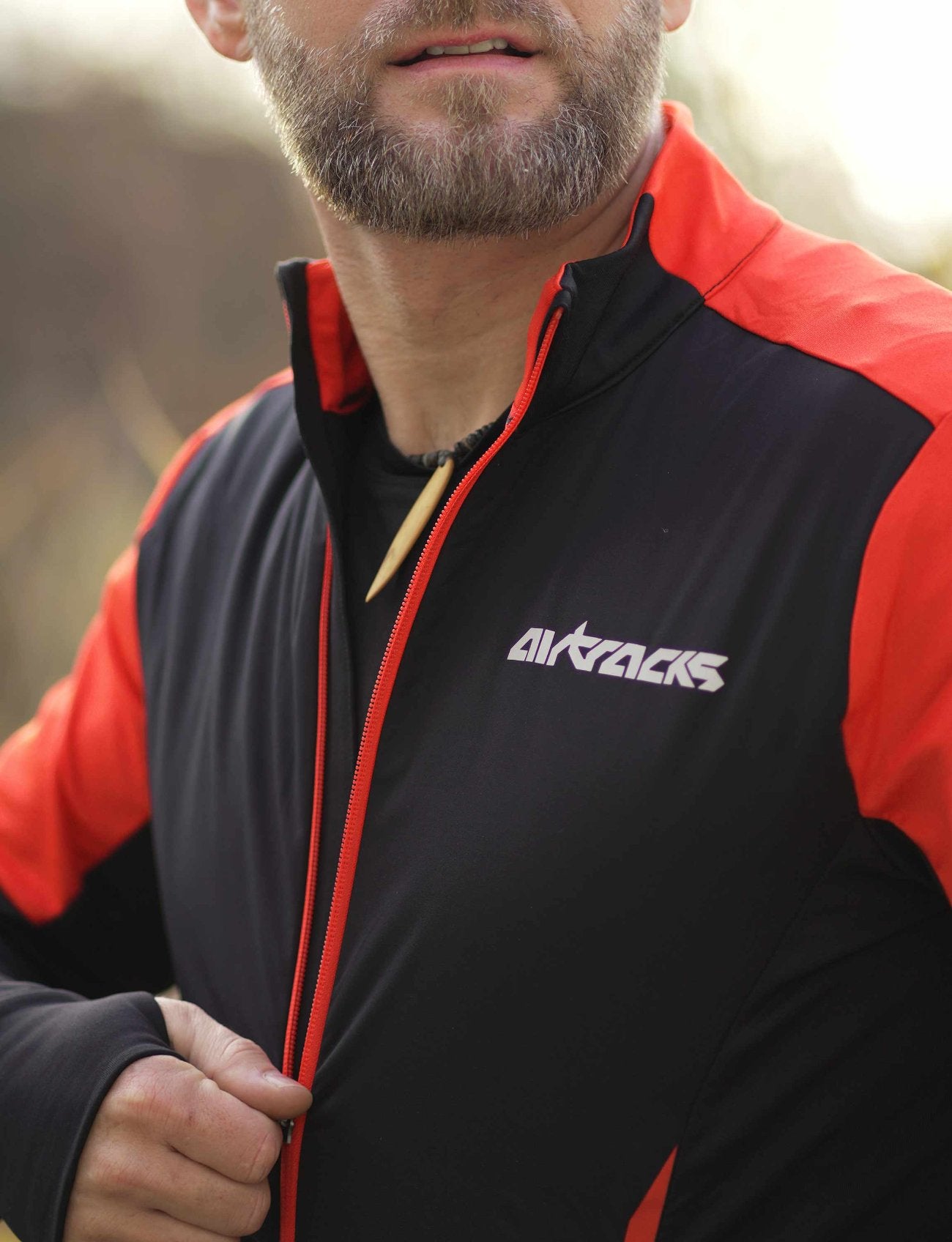 airtracks-pro-line-sweat-thermique-homme-noir-rouge-hiver image 3