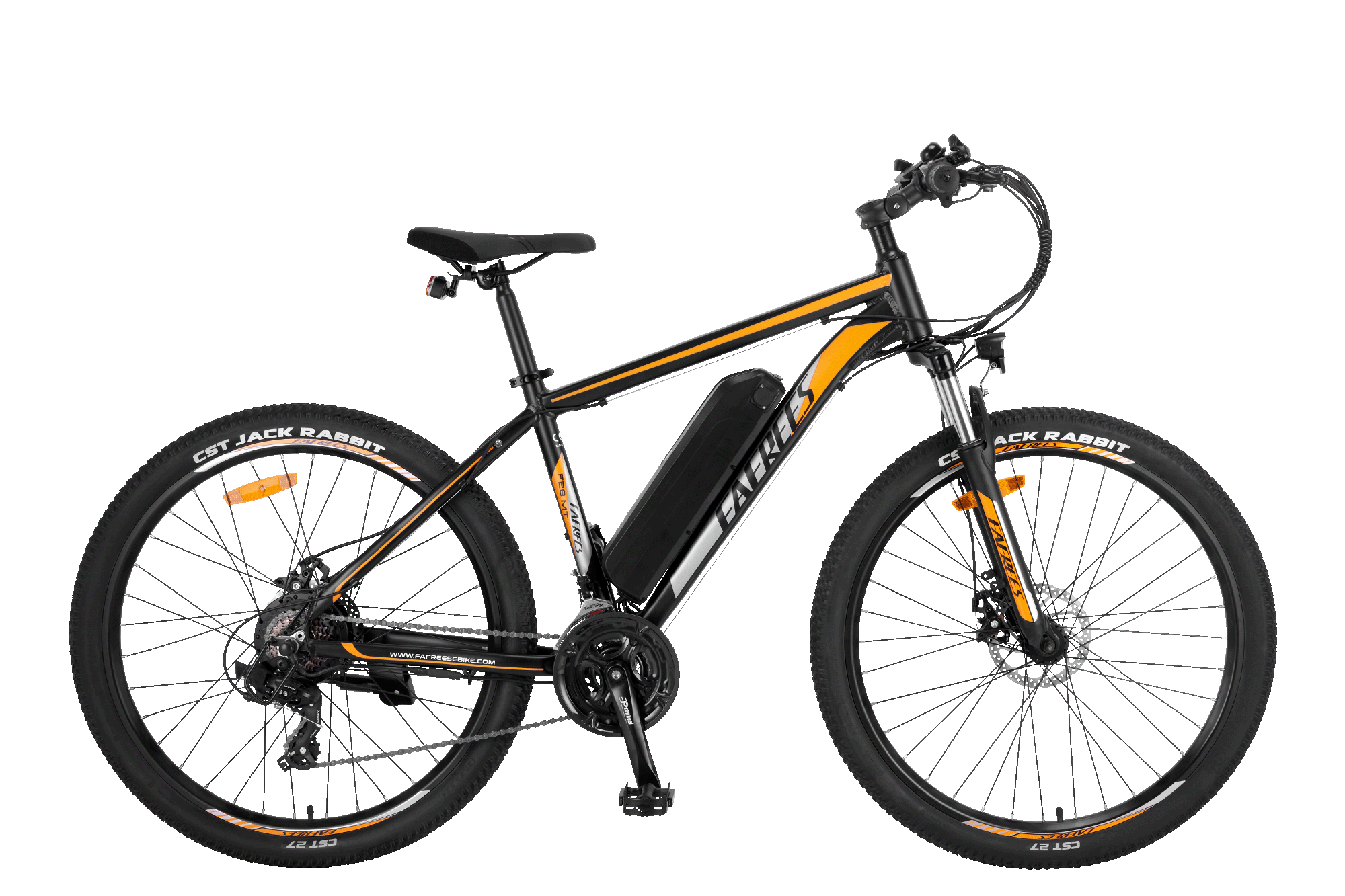 fafrees-e-mtb-f28-mt-vtt-lectrique-noir-orange image 1