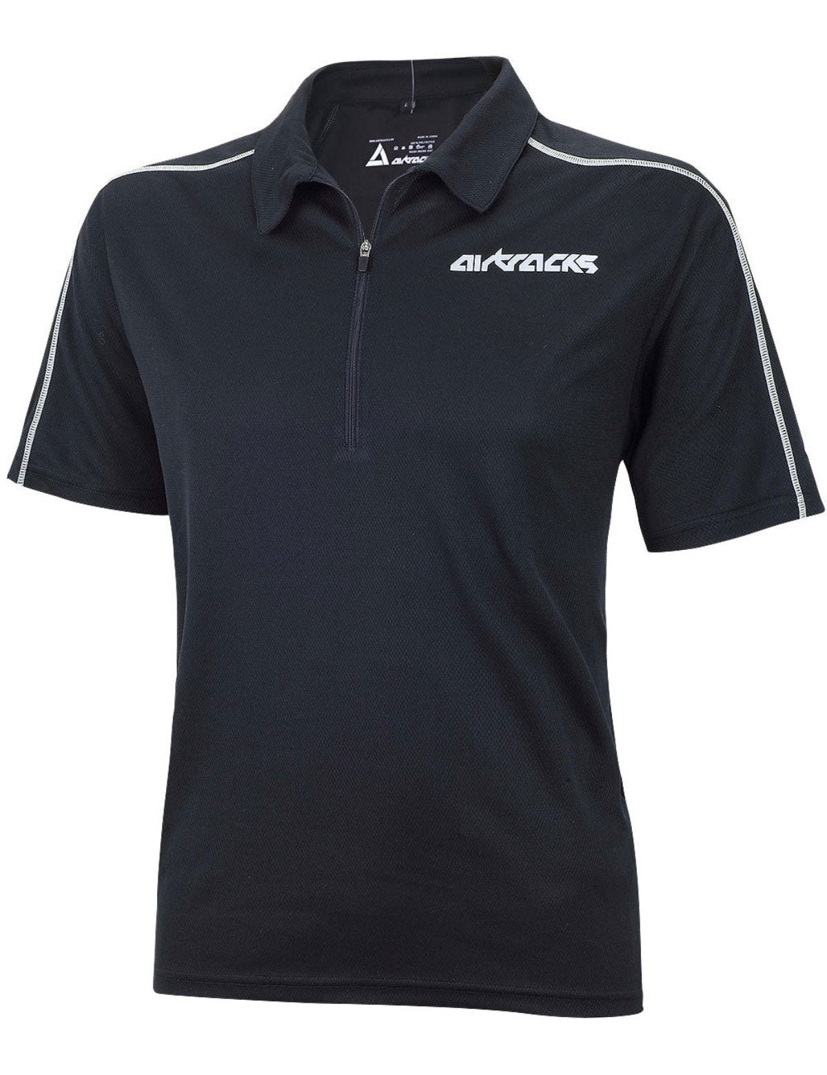 airtracks-air-tech-black-maillot-v-lo-homme-manches-courtes-noir image 1