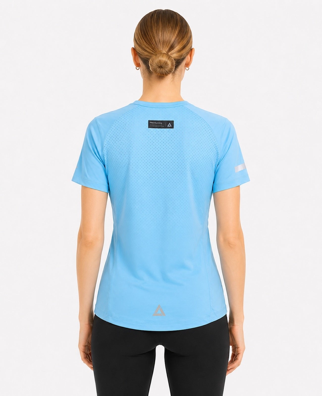 airtracks-pro-line-t-shirt-running-femme-celeste-respirant image 2
