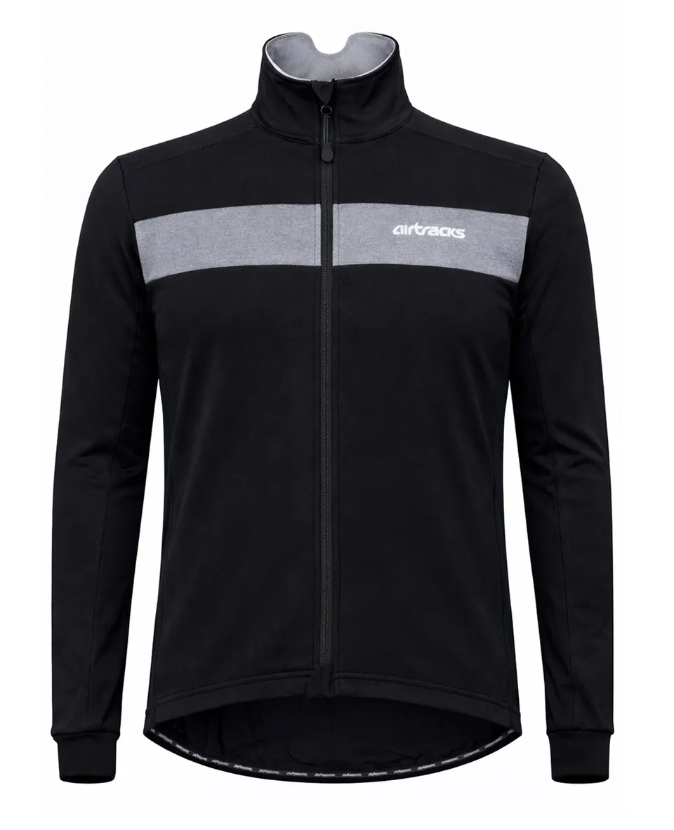airtracks-v-lo-veste-thermo-hiver-pro-team-noir-argent image 1