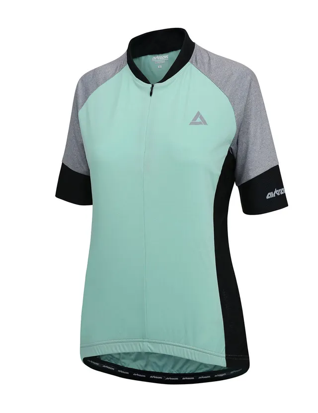 airtracks-pro-line-maillot-v-lo-femme-bleu-manches-courtes-m image 1