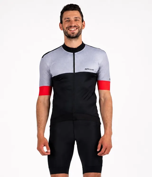 airtracks-team-line-iii-maillot-v-lo-homme-noir-gris-taille-l image 1