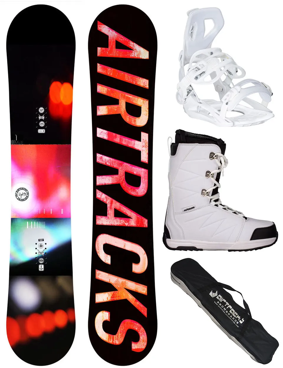 airtracks-lights-set-snowboard-femme-144-hybrid-rocker image 1