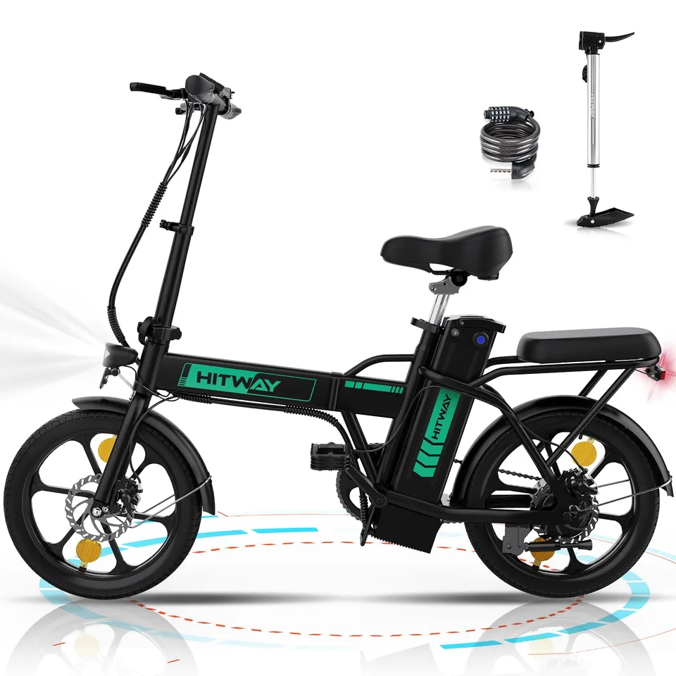 hitway-v-lo-lectrique-pliable-16-pouces-250w-25-km-h image 1