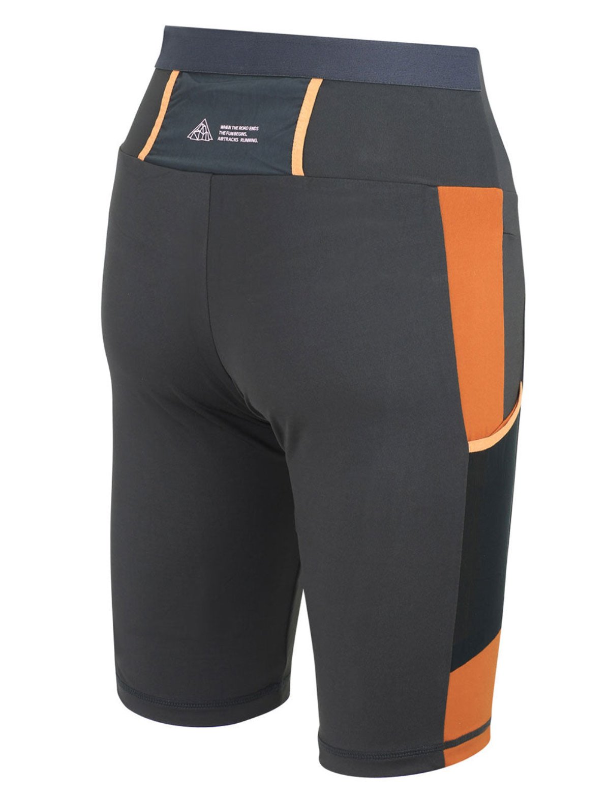 airtracks-tight-pro-collant-running-court-gris-femme image 3