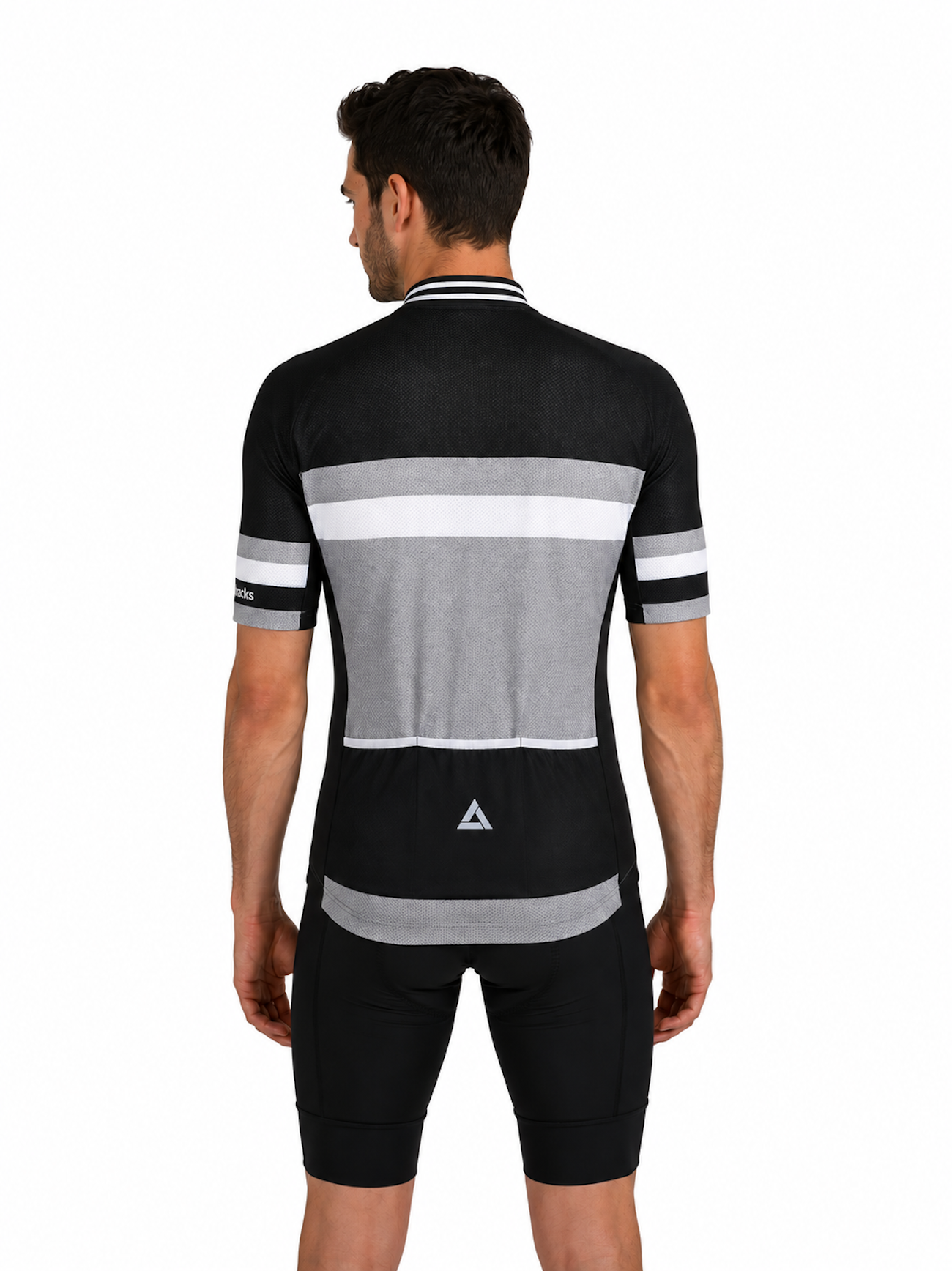 airtracks-pro-line-iii-maillot-v-lo-noir-gris-manches-courtes image 2