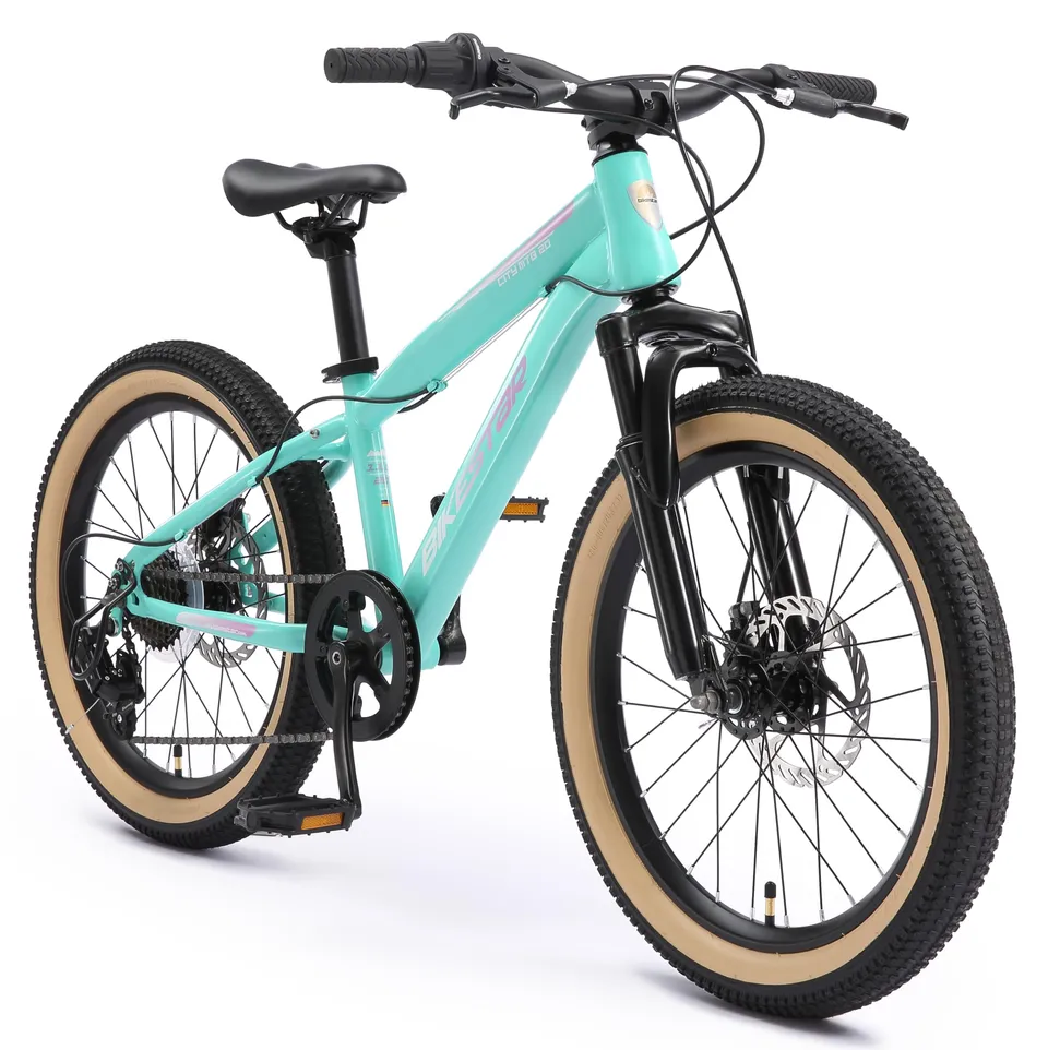 bikestar-vtt-enfant-20-pouces-menthe-7-vitesses-shimano image 1