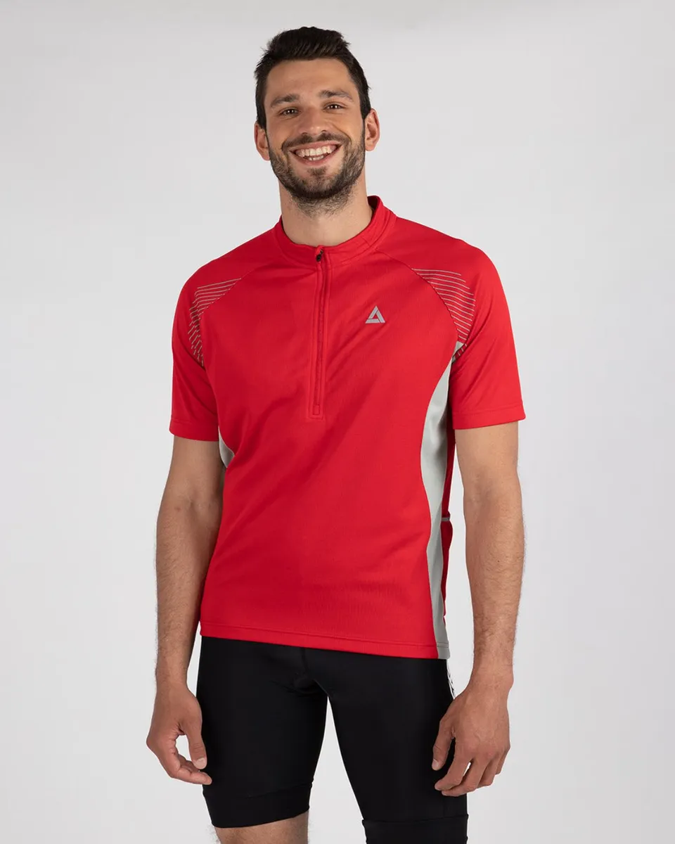 airtracks-team-ii-maillot-v-lo-homme-gris-rouge image 1