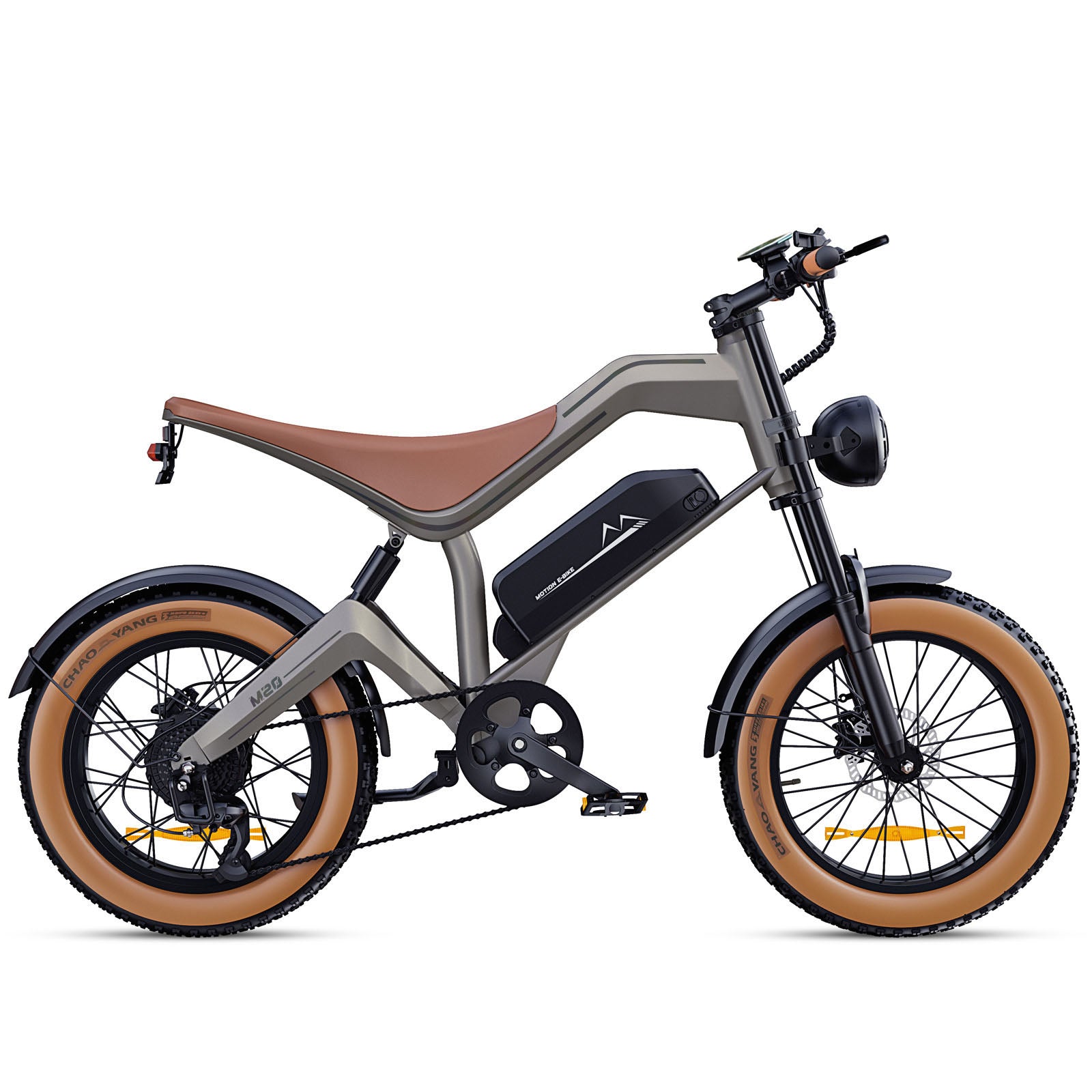 dyu-m20-fat-bike-lectrique-marron-tout-terrain-25-km-h image 8