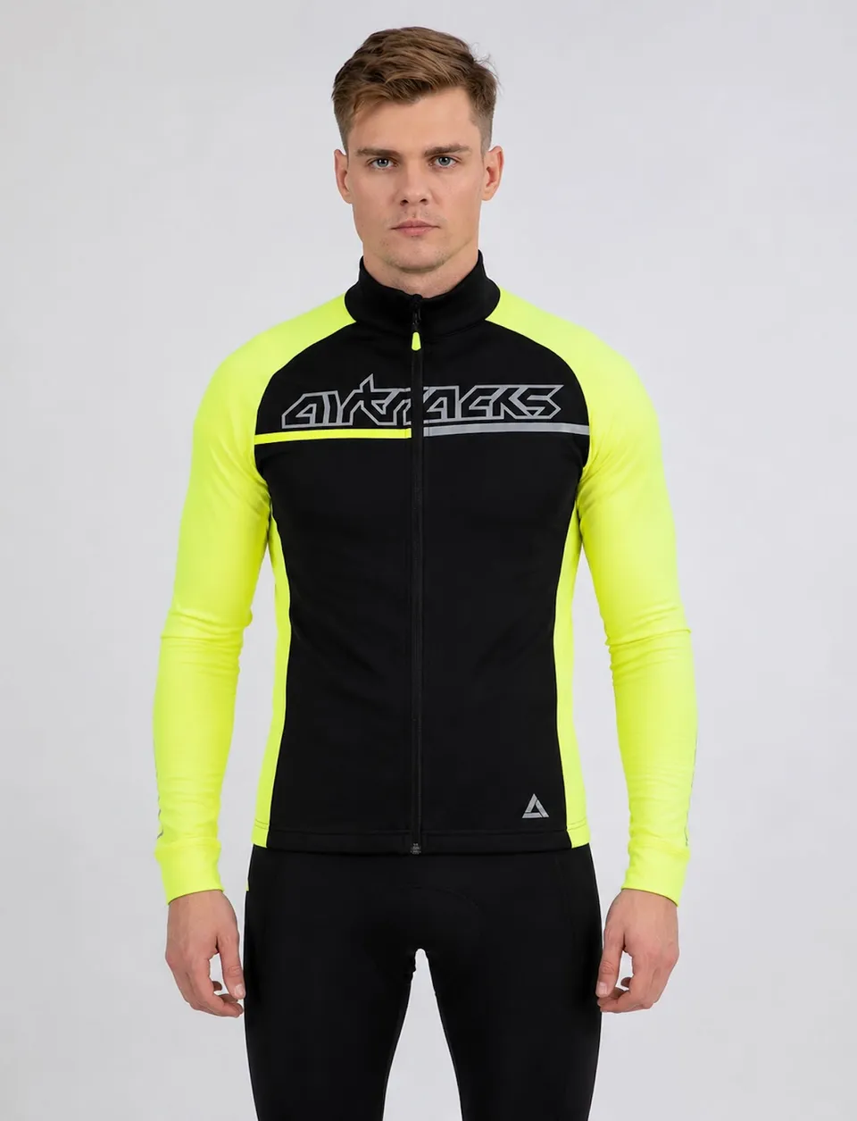 airtracks-pro-team-maillot-v-lo-thermique-noir-n-on-ml image 1