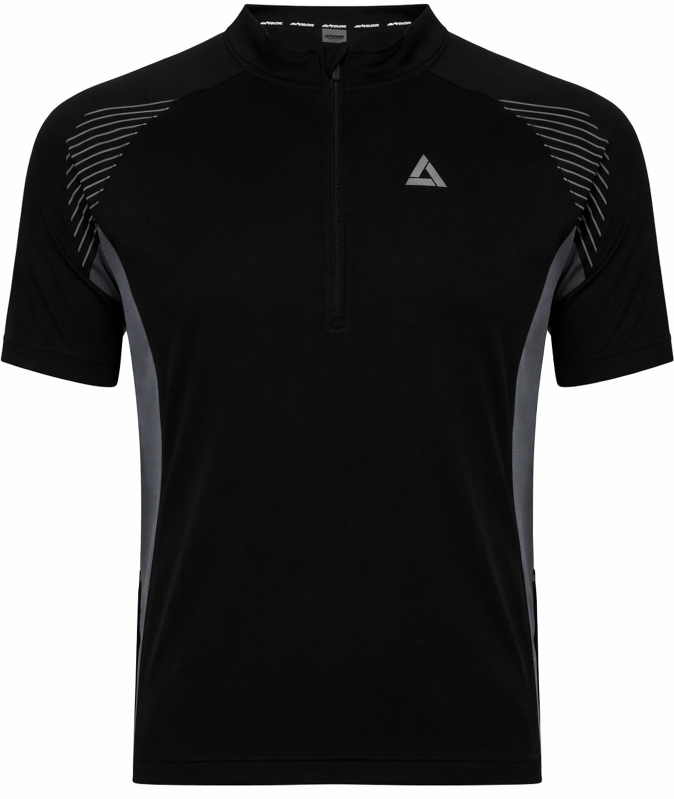 airtracks-team-ii-maillot-v-lo-homme-noir-gris-respirant image 1