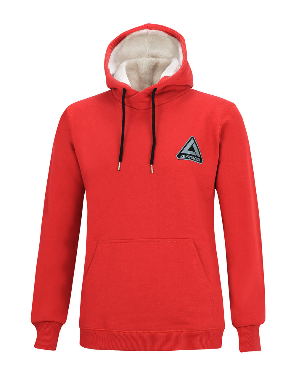 airtracks-sweat-capuche-homme-rouge-streetwear-hiver-320g image 1