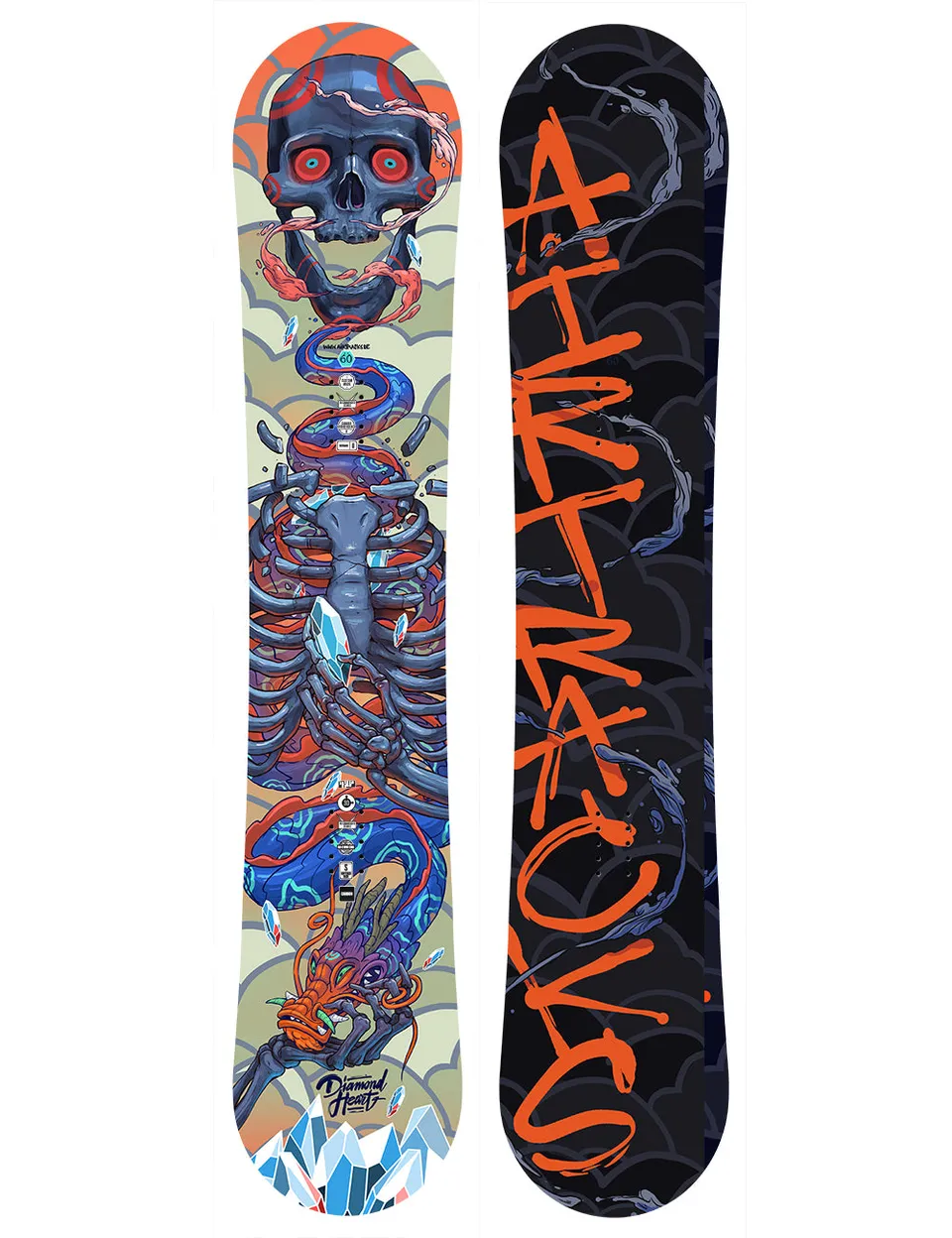 airtracks-diamond-heart-carbon-planche-snowboard-twin-wide image 1