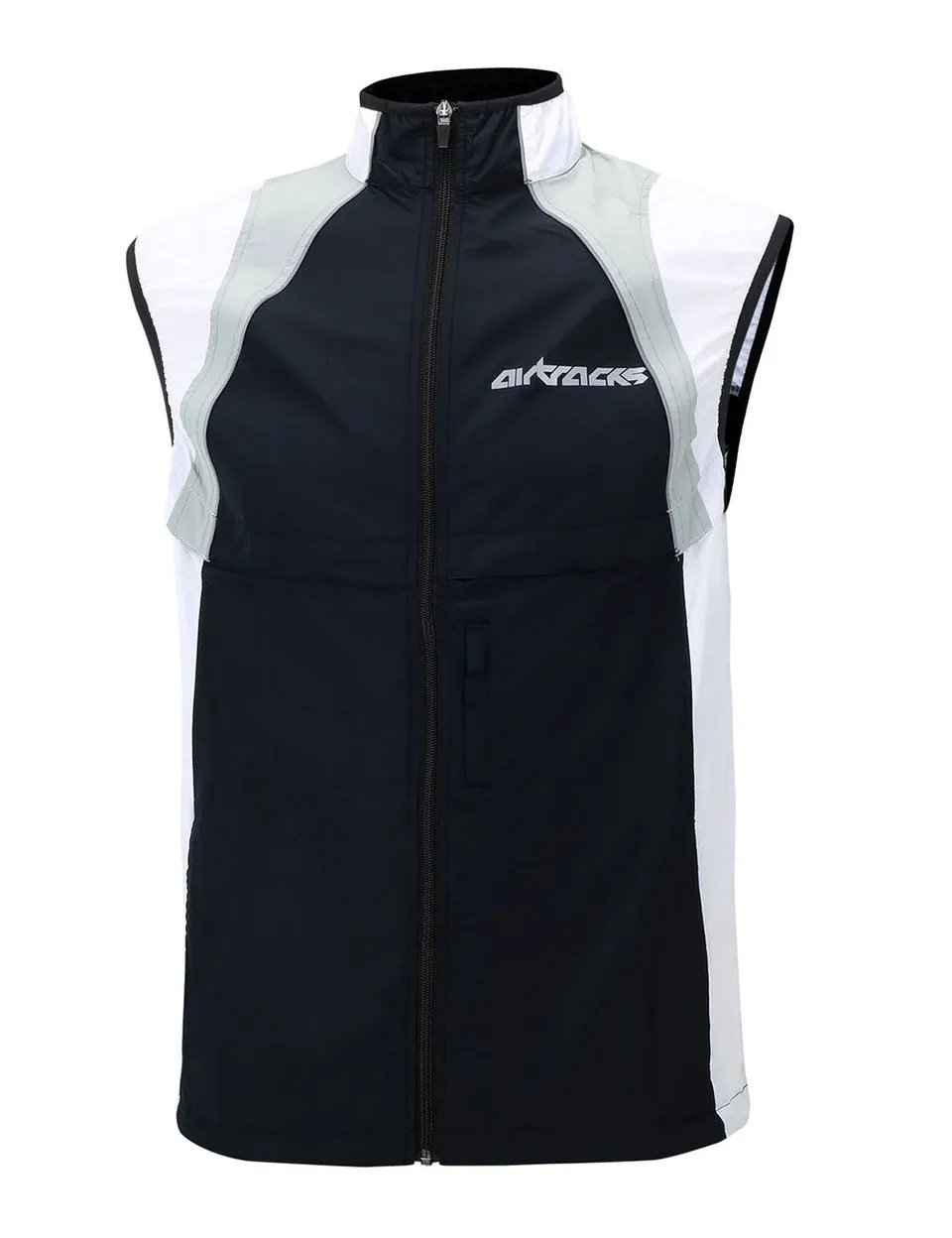 airtracks-gilet-v-lo-course-noir-l-ger-coupe-vent-2 image 1