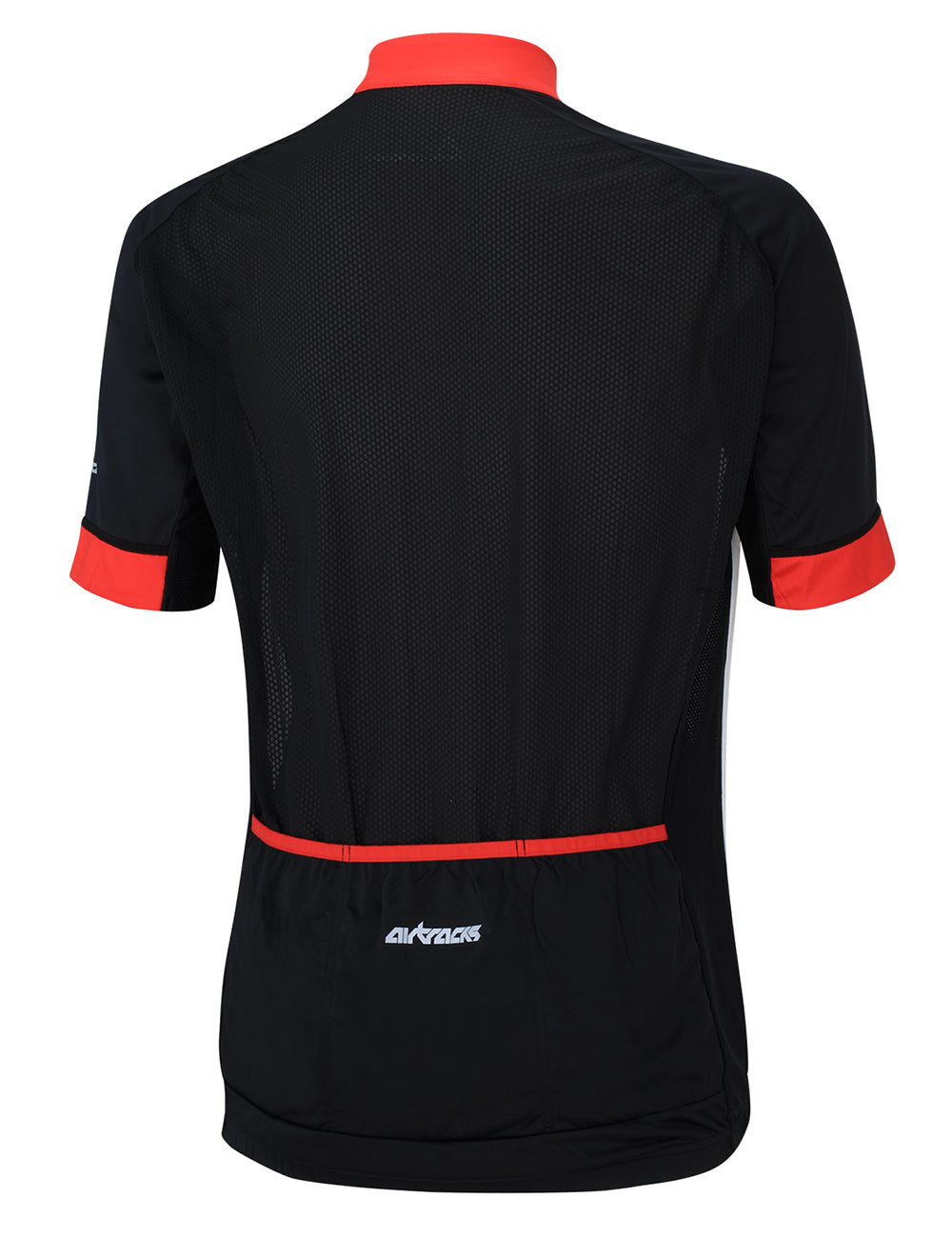 airtracks-pro-line-maillot-v-lo-blanc-rouge-manches-courtes image 2