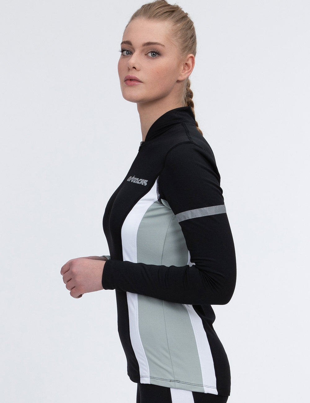 airtracks-running-t-shirt-thermique-femme-noir-manches-longues-m image 4