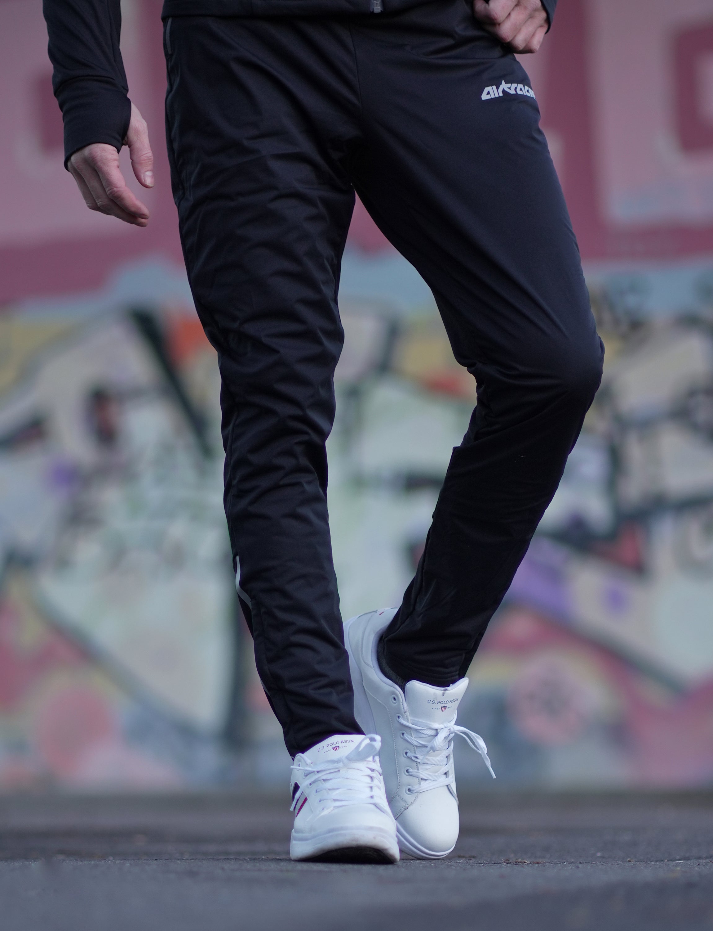 airtracks-pro-team-pantalon-running-hiver-noir-taille-l image 4