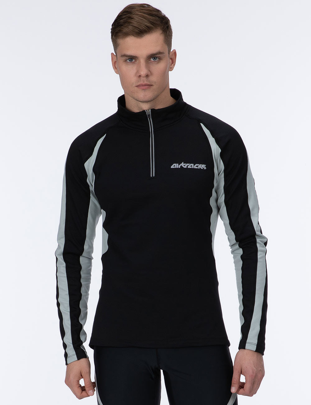 airtracks-pro-t-shirt-course-thermique-noir-manches-longues-m image 1