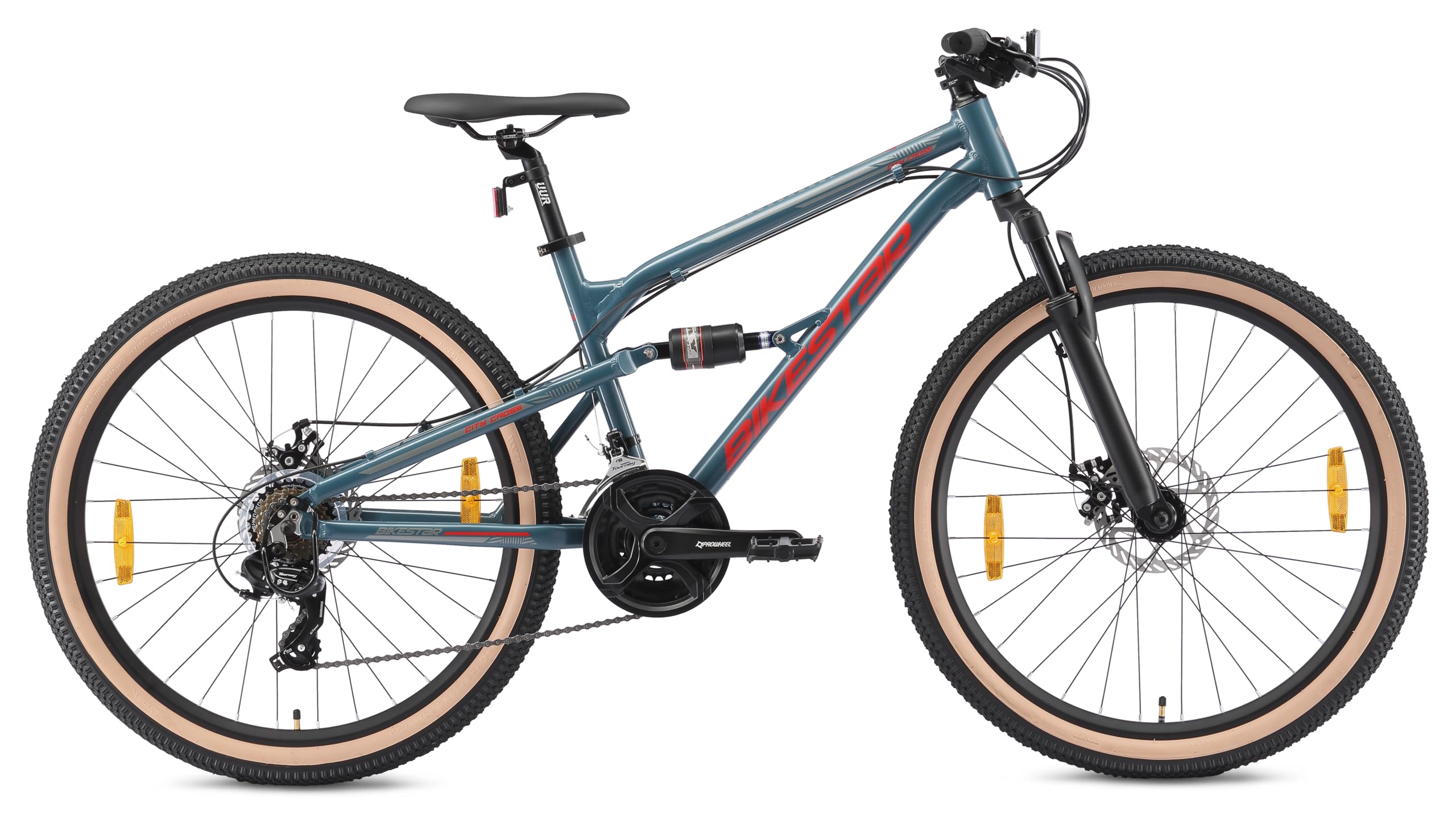 bikestar-vtt-alu-29-pouces-vert-21-vitesses-tout-suspendu image 2