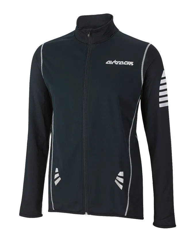 airtracks-pro-windstopper-maillot-velo-thermique-noir-manches-longues image 1