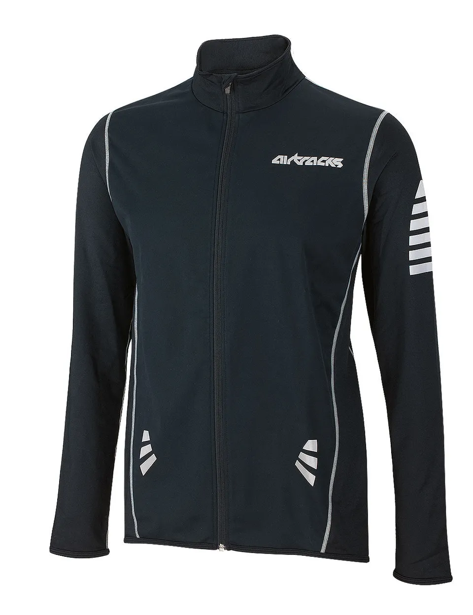 airtracks-pro-windstopper-maillot-velo-thermique-noir-manches-longues image 1