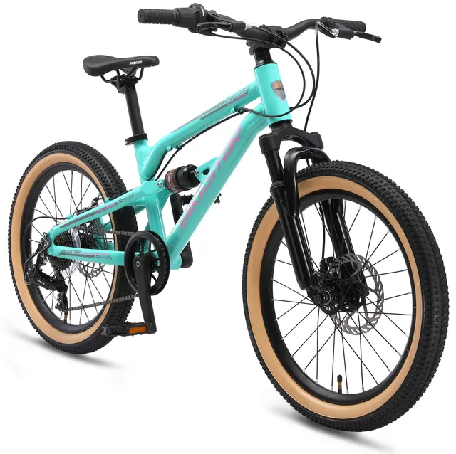 bikestar-vtt-enfant-20-pouces-turquoise-7-vitesses image 1