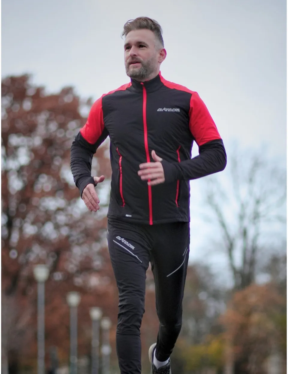 airtracks-pro-line-ensemble-running-hiver-homme-noir-rouge image 1